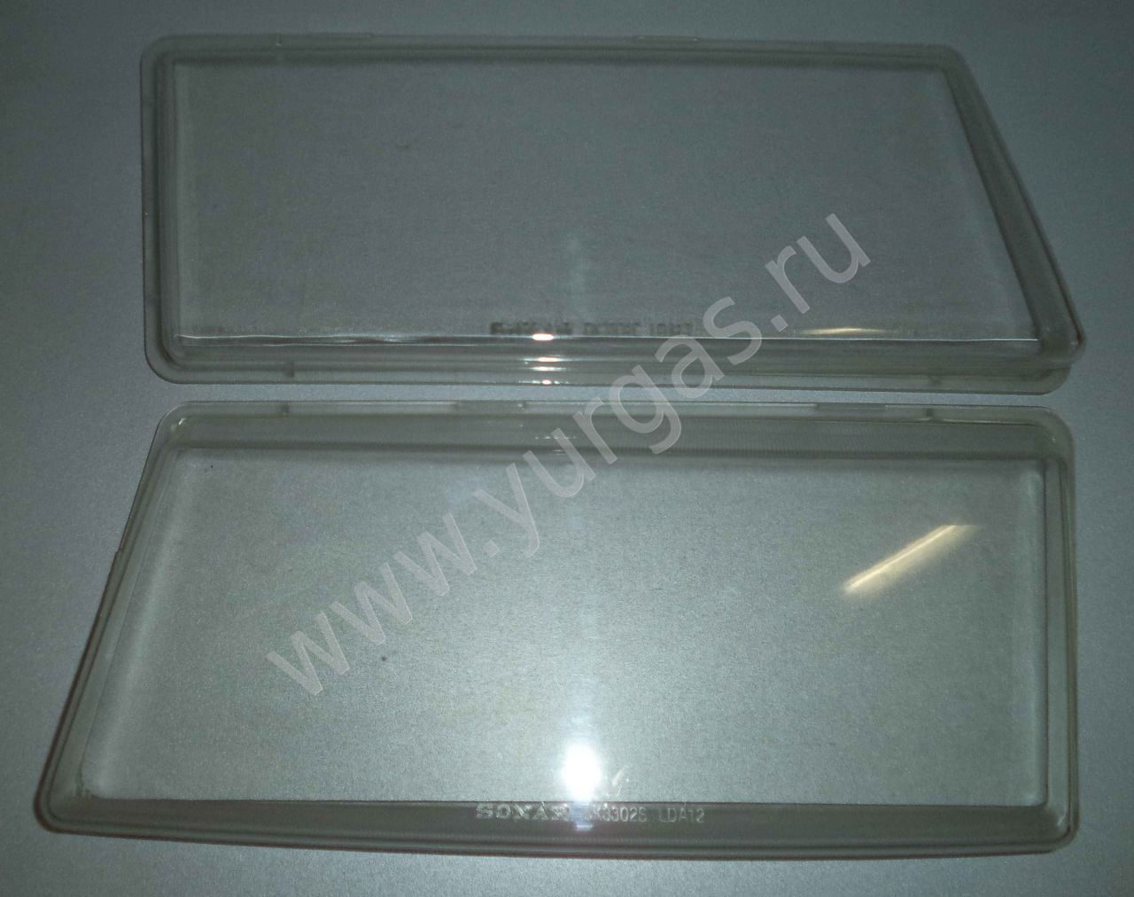 Комплект гладких пластиковых стекол фар для ВАЗ 2107