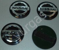 Наклейки на диски колес Nissan рельефные D 60mm Ниссан